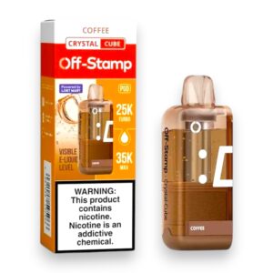 OFF-STAMP X CUBE CRYSTAL 35000PUFF KIT 5CT -COFFEE