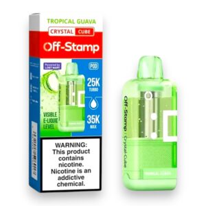 OFF-STAMP X CUBE CRYSTAL 35000PUFF KIT 5CT -TROPICAL GUAVA