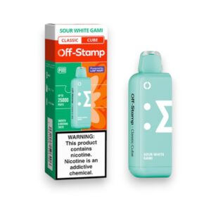 OFF-STAMP CLASSIC CUBE 25000PUFF POD 5CT -SOUR WHITE GAMI