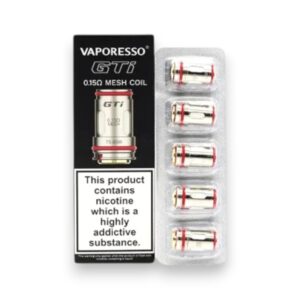 VAPORESSO GTi REPLACEMENT COILS 0.15 OHM 5PK