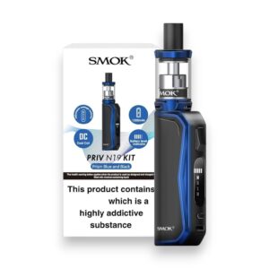 SMOK PRIVE N19 KIT PRISM BLUE AND BLACK EACH