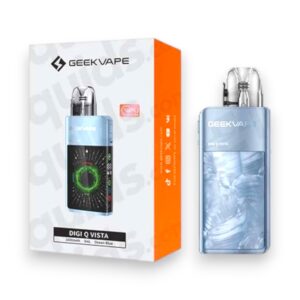GEEK VAPE DIGI Q VISTA 1600mAh POD SYSTEM STARTER KIT WITH 2X3ML REFILLABLE Q CARTRIDGE - OCEAN BLUE - 1CT