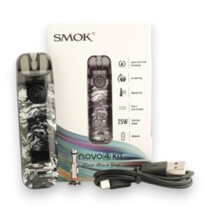SMOK NOVO 4 KIT 800 MAH FLUID BLACK GREY EACH