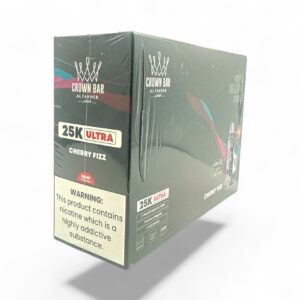 CROWN BAR PRO DISPOSABLE 25000 PUFF 5CT CHERRY FIZZ