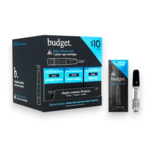 BUDGET LIMITED EDITION HHC 1GM CARTRIDGES 30CT BOX