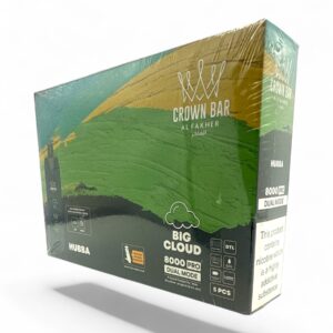 CROWN BAR PRO DISPOSABLE 8000 PUFF 5CT HUBBA