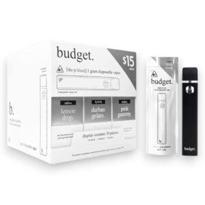BUDGET THC-P 1GM DISPOSABLES 30CT BOX