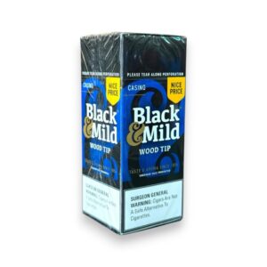 BLACK & MILD UPR WOODT CASINO 25CT