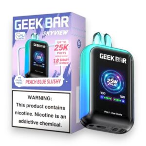 GEEK BAR DIGI SKY 16ML 25000PUFFS 5CT - PEACH BLUE SLUSHY