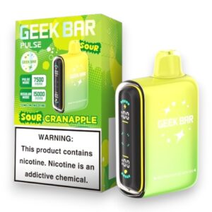 GEEK BAR PULSE 16 ML 15000PUFFS 5CT - SOUR CRANAPPLE