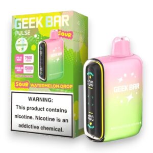 GEEK BAR PULSE 16 ML 15000PUFFS 5CT - SOUR WATERMELON DROP