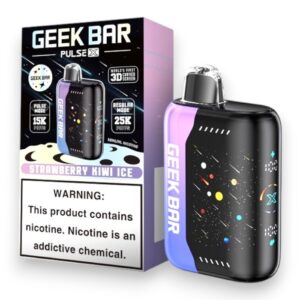 GEEK BAR PULSE X METEOR ED. 18ML 25000PUFFS 5CT - STRAWBERRY KIWI ICE