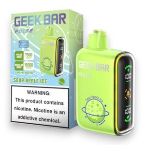 GEEK BAR PULSE 16 ML 15000PUFFS 5CT - SOUR APPLE ICE