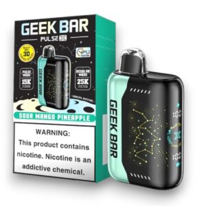 GEEK BAR PULSE X 18ML 25000PUFFS 5CT - SOUR MANGO PINEAPPLE