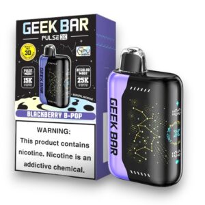 GEEK BAR PULSE X 18ML 25000PUFFS 5CT - BLACKBERRY BLOW POP