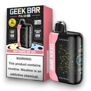 GEEK BAR PULSE X 18ML 25000PUFFS 5CT - WATERMELON ICE