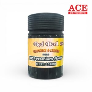 RED DEVIL THCP PREMIUM FLOWER 3.5GM -COOKIES & CREAM HYBRID
