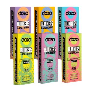 DOZO 2.5GM D9/D8 LIVE ROSIN BLINKERS 5CT BOX
