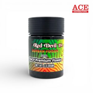 RED DEVIL THCP PREMIUM FLOWER 3.5GM -DURBAN POISON SATIVA
