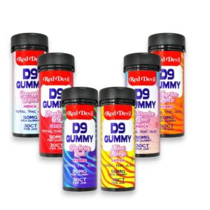 RED DEVIL D9 GUMMIES 50MG BOTTLE 30CT
