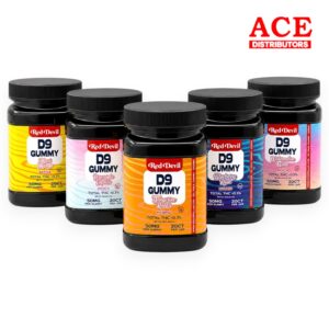 RED DEVIL D9 GUMMY SINGLE PACK 50MG EACH 20CT