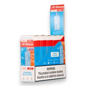 OFF-STAMP SWEET CUBE 25000PUFF POD 5CT -POPPING BLUE RAZZ