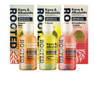 ROOTED KAVA & ALKALOIDS 150MG SHOTS 12CT