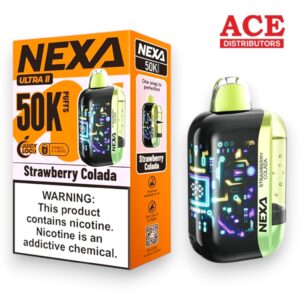 NEXA ULTRA II 50000 PUFFS DISPOSABLE 5CT BOX -STRAWBERRY COLADA