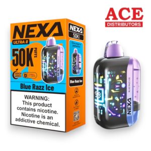 NEXA ULTRA II 50000 PUFFS DISPOSABLE 5CT BOX -BLUE RAZZ ICE