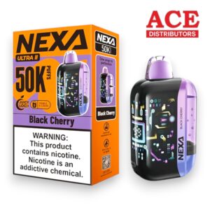 NEXA ULTRA II 50000 PUFFS DISPOSABLE 5CT BOX -BLACK CHERRY