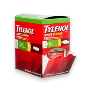 2PK TYLENOL SINUS SEVERE 25CT