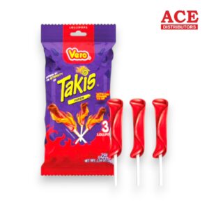 PEG TAKIS CHAMOY LOLLIPOPS 2.54OZ 3PK