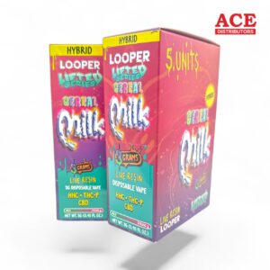 LOOPER LIFTED 3GM THC-P DISPOSABLES 5CT -CEREAL MILK HYBRID