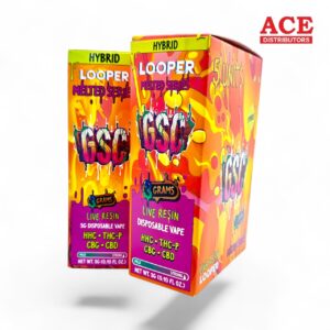 LOOPER MELTED 3GM THC-P DISPOSABLES 5CT -GSC HYBRID