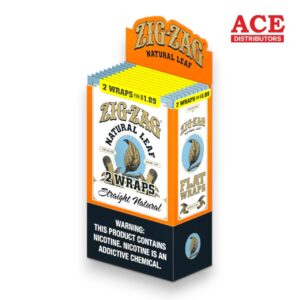 ZIG ZAG NATURAL LEAF WRAPS 2/$1.89 STRAIGHT NATURAL 10CT