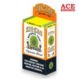 ZIG ZAG NATURAL LEAF WRAPS 2/$1.89 SIGNATURE BLEND 10CT