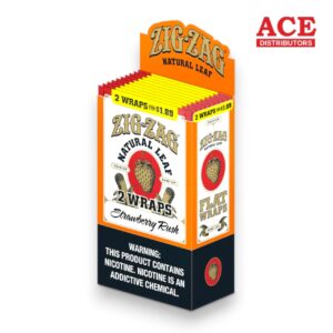 ZIG ZAG NATURAL LEAF WRAPS 2/$1.89 STRAWBERRY RUSH 10CT