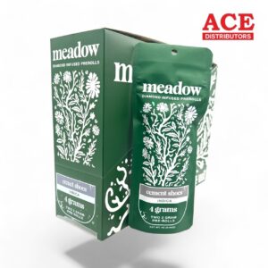 MEADOW DIAMOND INFUSED THC-H PRE ROLLS 4G CEMET SHOES INDICA -  2PK/12CT