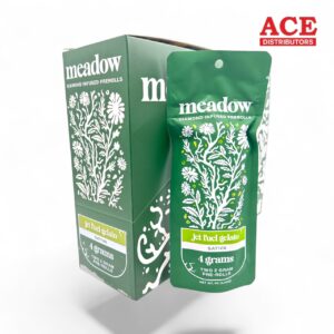 MEADOW DIAMOND INFUSED THC-H PRE ROLLS 4G JET FUEL SATIVA 2PK/12CT