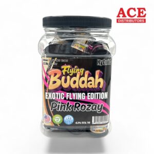 FLYING BUDDAH 1GM JAR THCP EXOTIC FLOWER 32CT -PINK ROZAY HYBRID