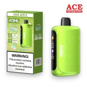 HORIZONTECH 100K PUFF DISPOSABLE 5CT -SOUR APPLE