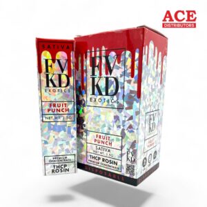 FVKD EXOTICS 3.5GM THCP ROSIN DISPOSABLE 6CT -FRUIT PUNCH