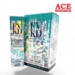 FVKD EXOTICS 3.5GM THCP ROSIN DISPOSABLE 6CT -BLACKBERRY KUSH