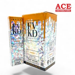 FVKD EXOTICS 3.5GM THCP ROSIN DISPOSABLE 6CT -SUNSET