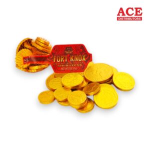 FORT KNOX GOLD COINS 1.5'' MILK CHOCOLATE 2OZ