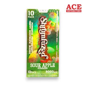 SHRUMFUZED GUMMIES 8000MG 10PK 5CT SOUR APPLE