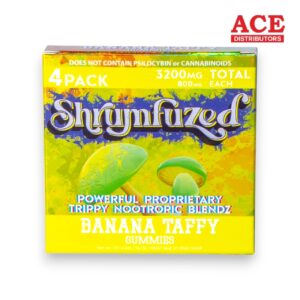 SHRUMFUZED GUMMIES 3200MG 4PK 10CT BANANA TAFFY