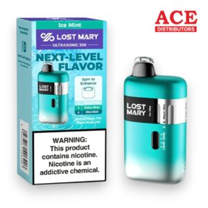 LOST MARY DISPOSABLE ULTRASONIC 35000 PUFF  5CT-ICE MINT