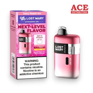 LOST MARY DISPOSABLE ULTRASONIC 35000 PUFF  5CT-JUICY PEACH ICE