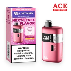 LOST MARY DISPOSABLE ULTRASONIC 35000 PUFF  5CT-PINK LEMONADE